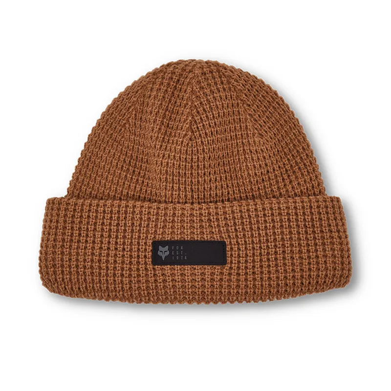 Fox Zenther Casual Beanie in Walnut