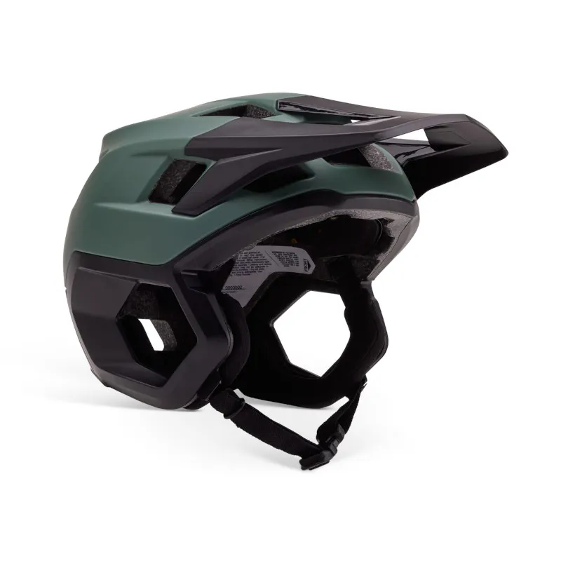 Fox Dropframe MIPS Enduro Helmet in Hunter Green-1