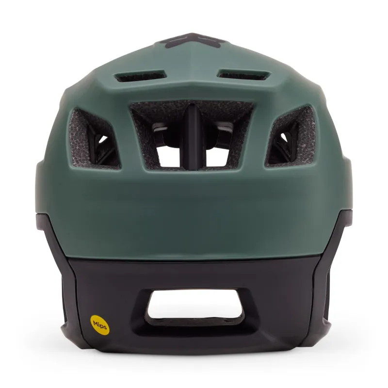 Fox Dropframe MIPS Enduro Helmet in Hunter Green-4