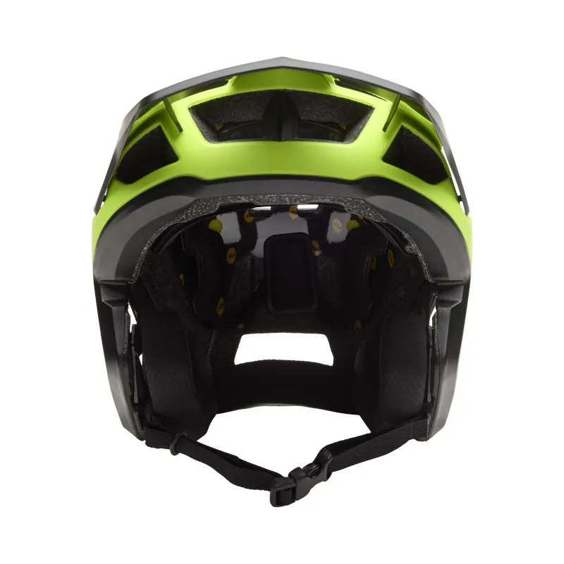 Fox Dropframe Enduro Helmet in Flo Yellow-2