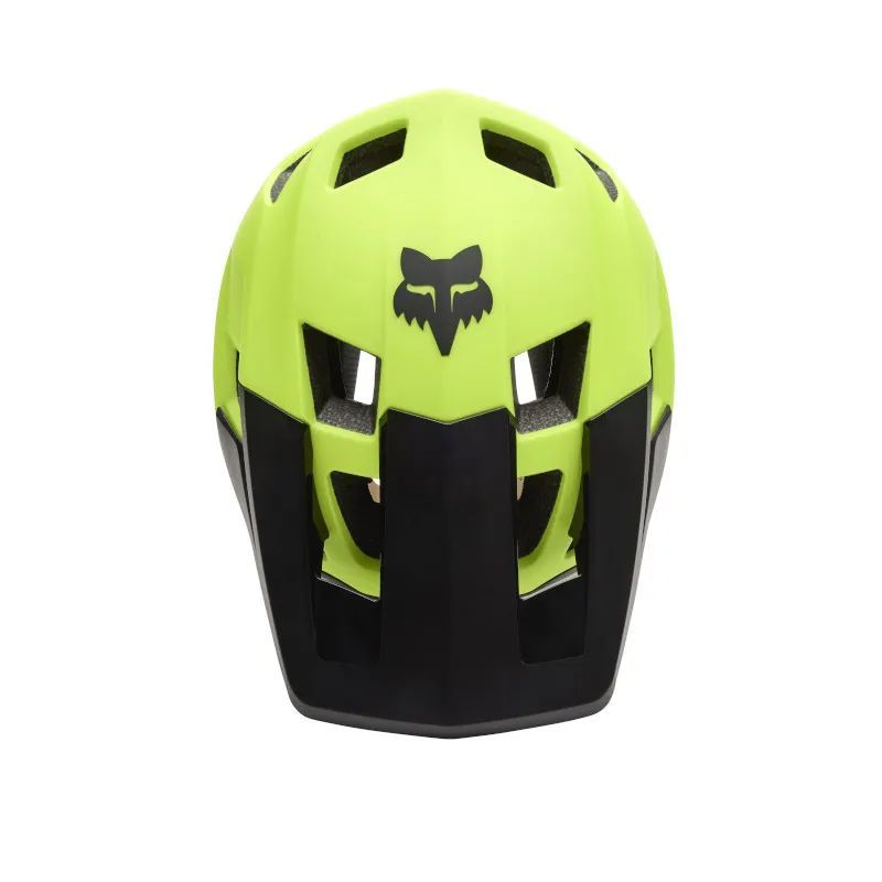 Fox Dropframe Enduro Helmet in Flo Yellow-3