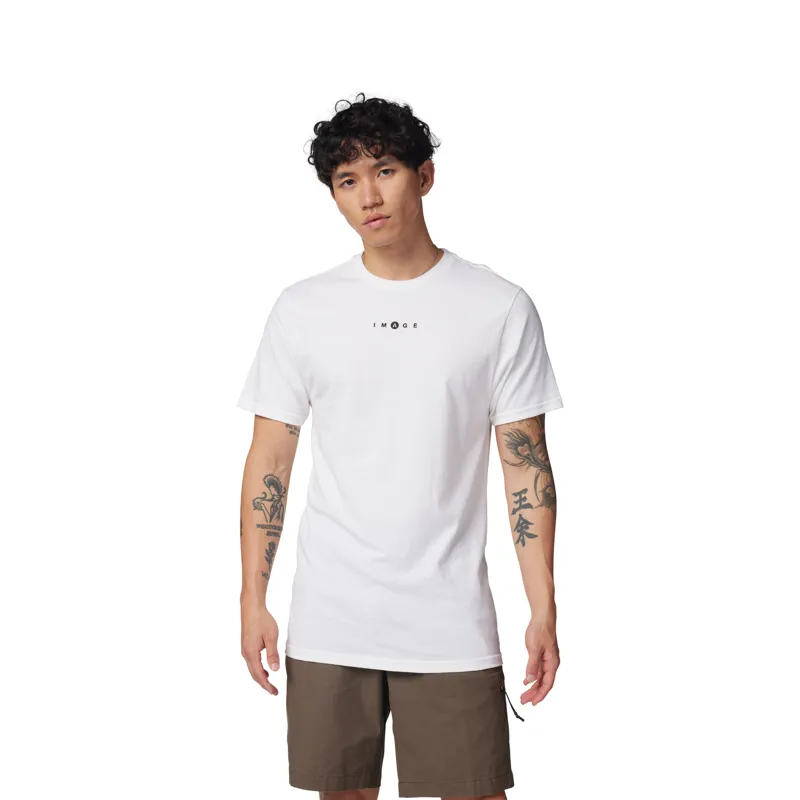 Fox Image Premium Short Sleeve Casual T-Shirt in Optic White-2