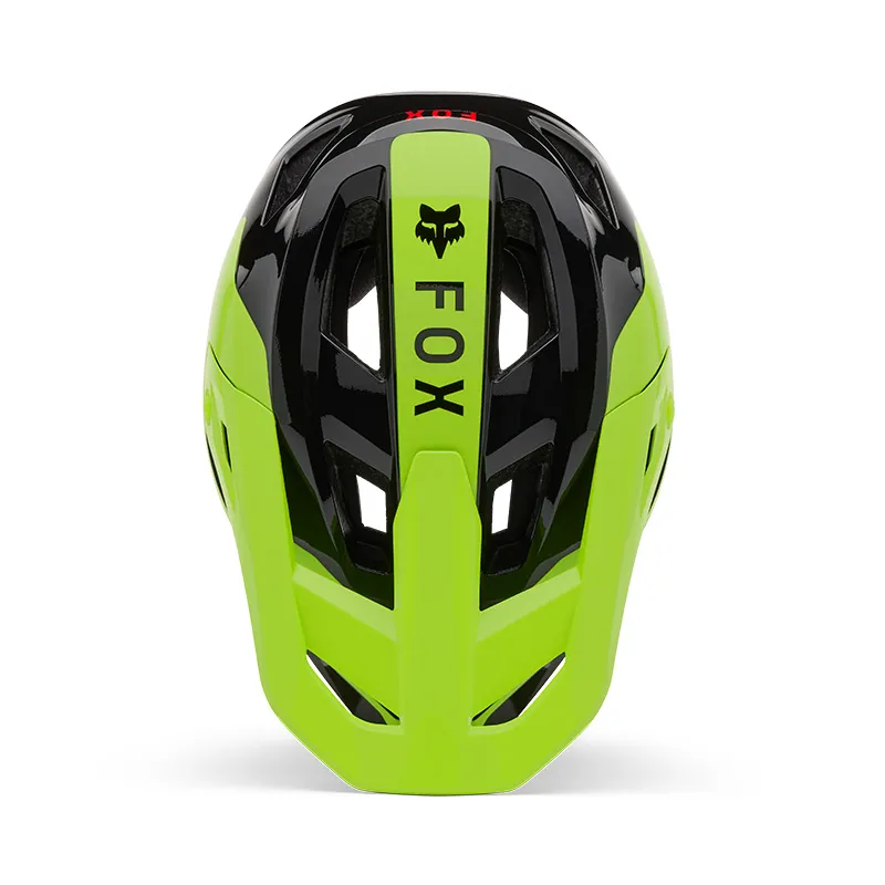 Fox Rampage Barge Full Face Enduro Helmet MIPS in Flo Yellow-3