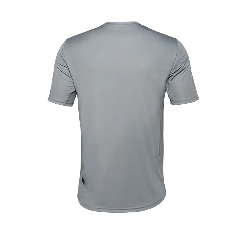Fox Ranger Short Sleeve Mountain Bike Jersey Moth in Cloud Grey-1