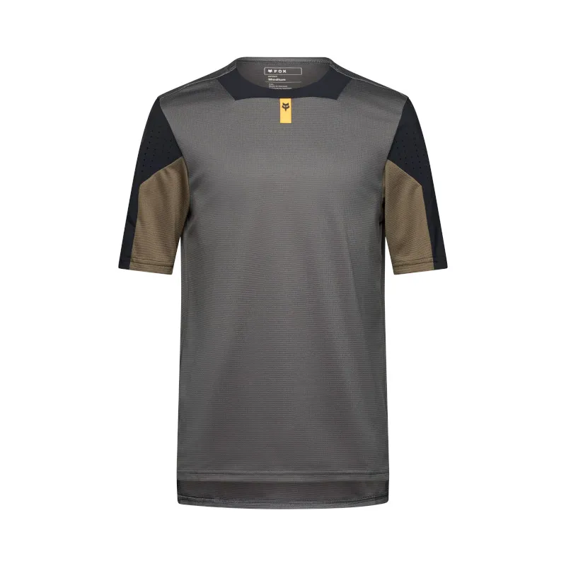 Fox Defend Short Sleeve Mountain Bike Jersey Dark Shadow Grey