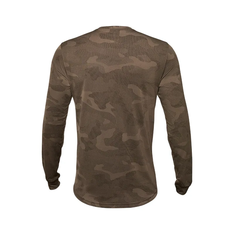 Fox Ranger TruDri Long Sleeve MTB Jersey in Dirt-1