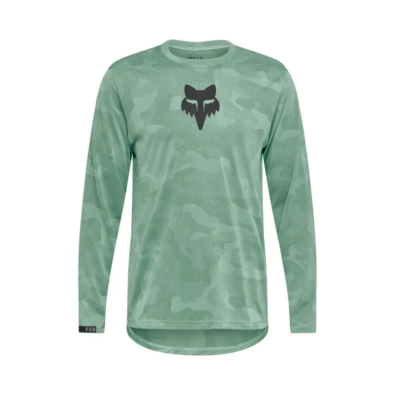 Fox Ranger TruDri Long Sleeve Mountain Bike Jersey In Pine-3