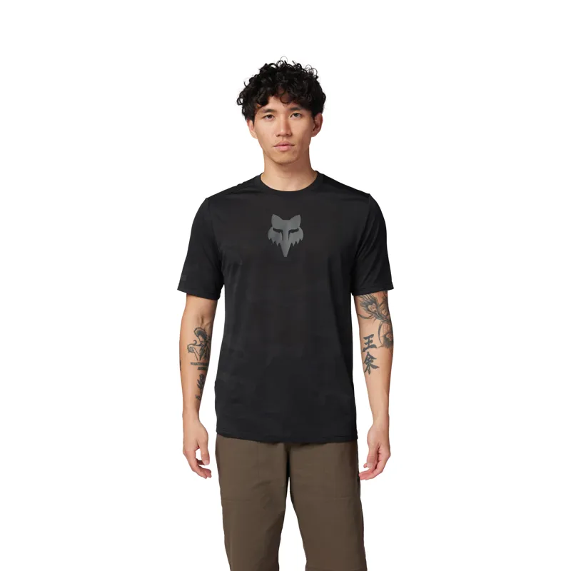 Fox Ranger TruDri Short Sleeve MTB Jersey in Black-1