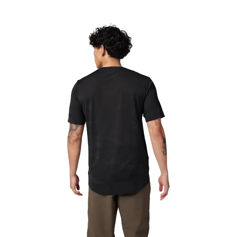 Fox Ranger TruDri Short Sleeve MTB Jersey in Black-2