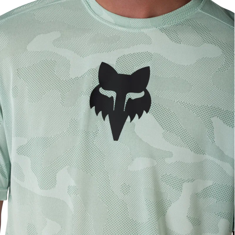 Fox Ranger TruDri Short Sleeve Mountain Bike Jersey in Frost-2