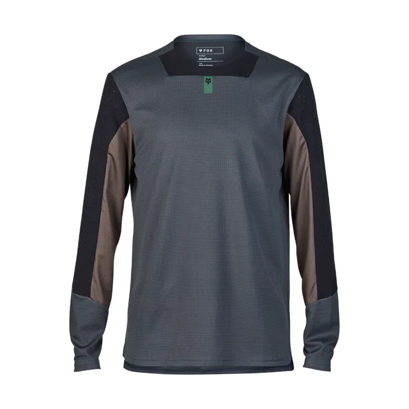 Fox Defend Long Sleeve MTB Jersey in Graphite-1