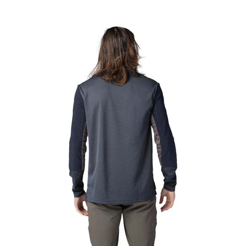 Fox Defend Long Sleeve MTB Jersey in Graphite-3