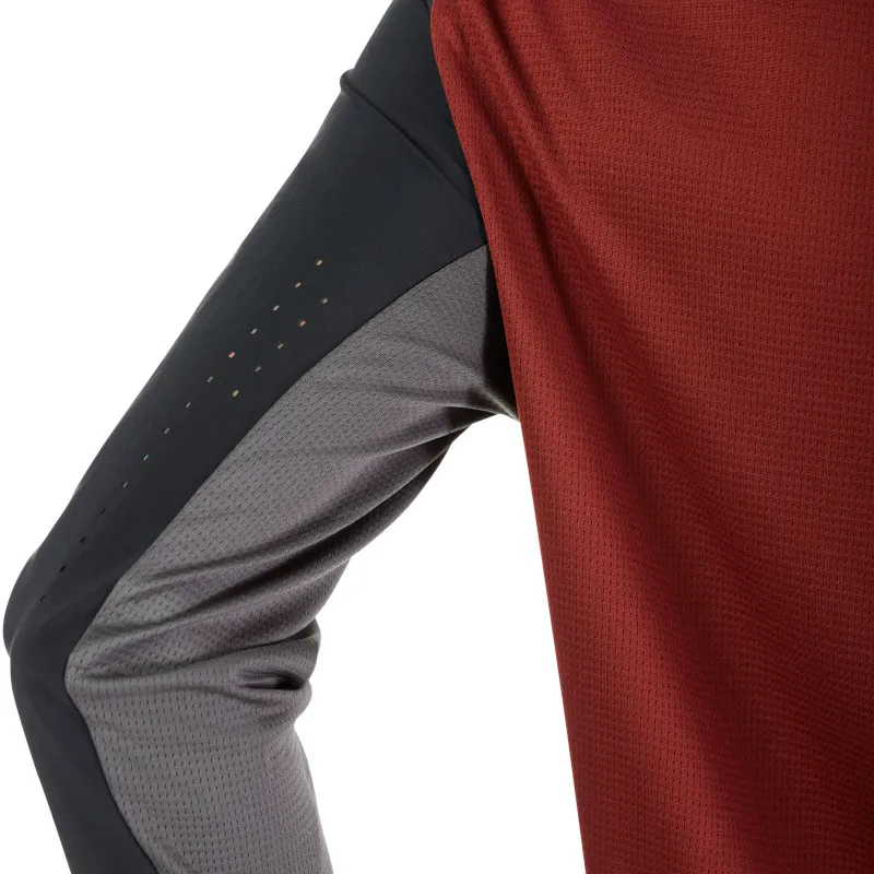 Fox Defend Long Sleeve Mountain Bike Jersey in Rust-6