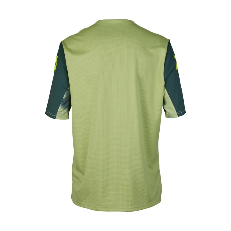 Fox Defend Taunt Short Sleeve MTB Jersey in Pale Green-2