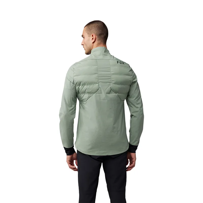 Fox Flexair Fire Hybrid Thermal Jacket in Moss-1