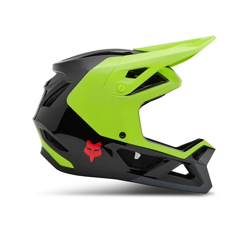 Fox Youth Rampage MIPS Full Face Enduro Helmet in Fluorescent Yellow