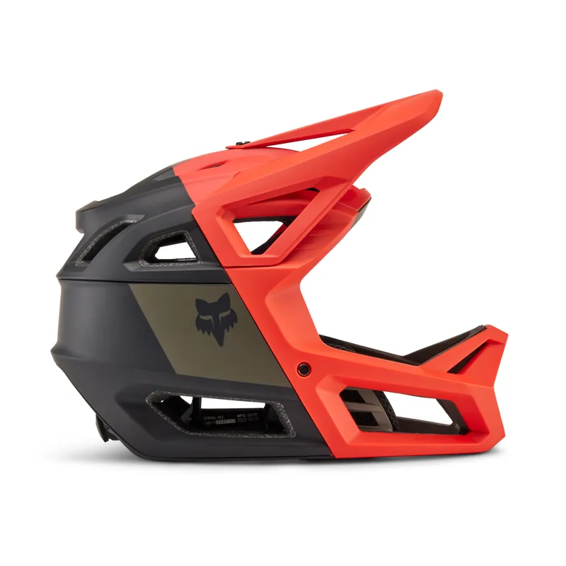 Fox Proframe RS NUF Full Face Helmet BOA in Orange Flame