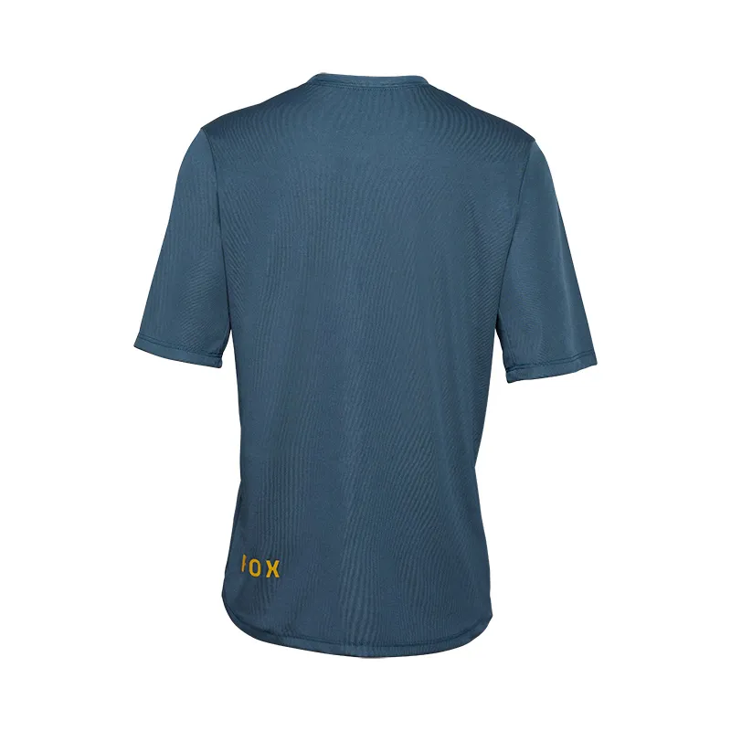 Fox Youth Ranger Short Sleeve Mountain Bike Jersey in Dark Vintage-1