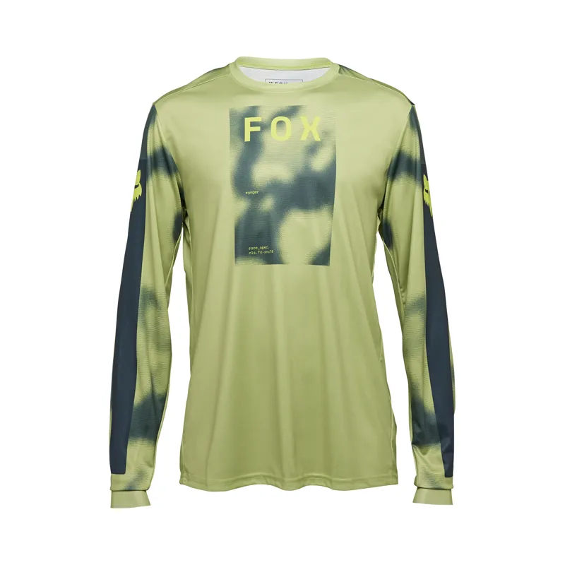 Fox  Ranger Long Sleeve MTB Jersey Taunt in Pale Green