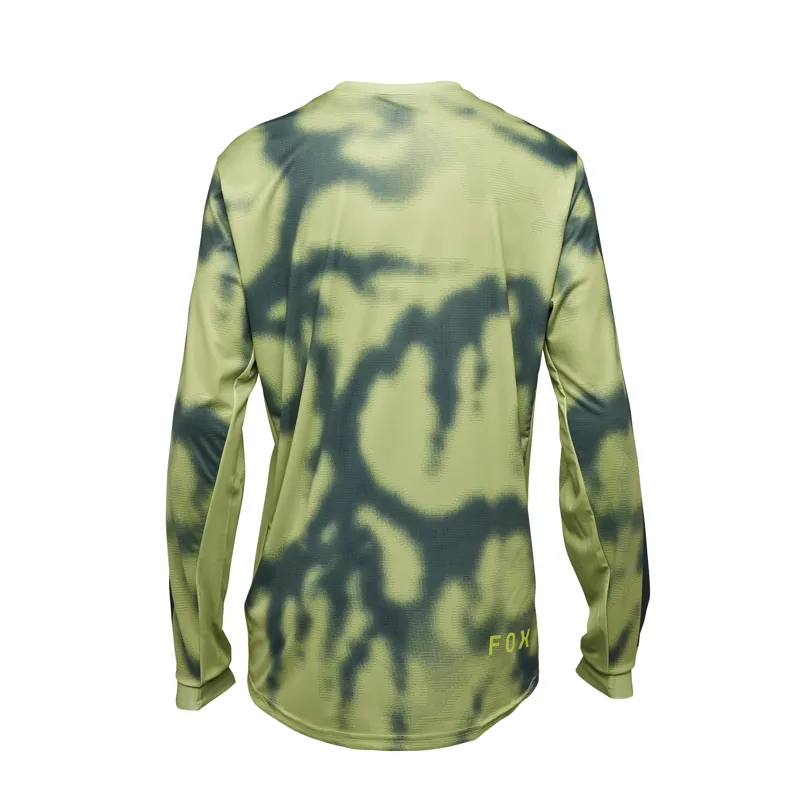 Fox  Ranger Long Sleeve MTB Jersey Taunt in Pale Green-1