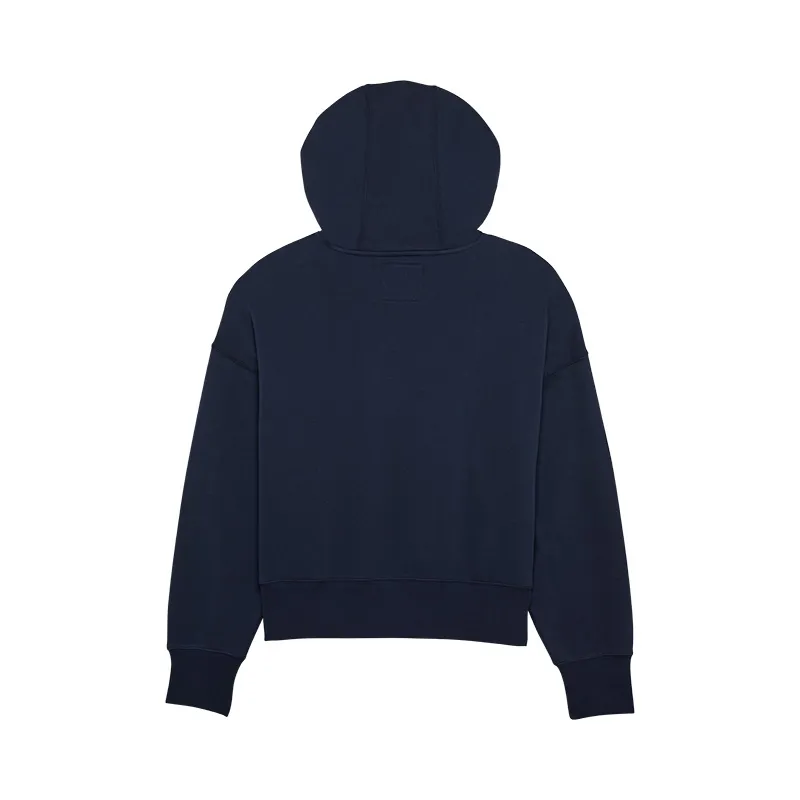 Fox Moto-X Women's Oversized Fleece Pullover Hoodie in Midnight-3