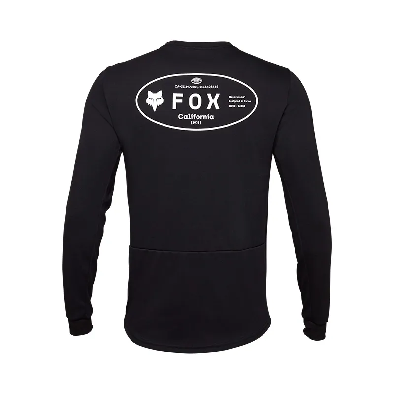 Fox Ranger DriRelease Mid Weight Long Sleeve MTB Jersey in Black