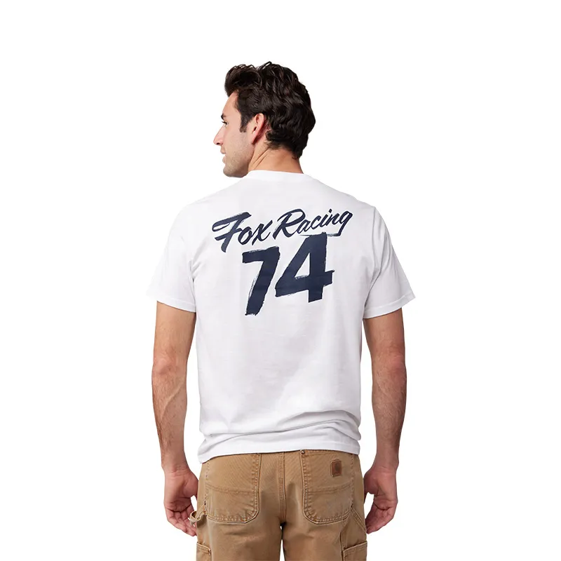 Fox Scripted Short Sleeve Premium Tee in Optic White-1