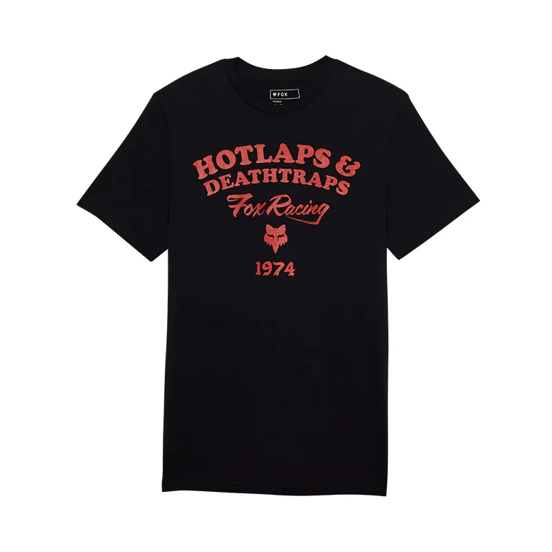Fox Hotlaps Short Sleeve Premium Tee in Black-2