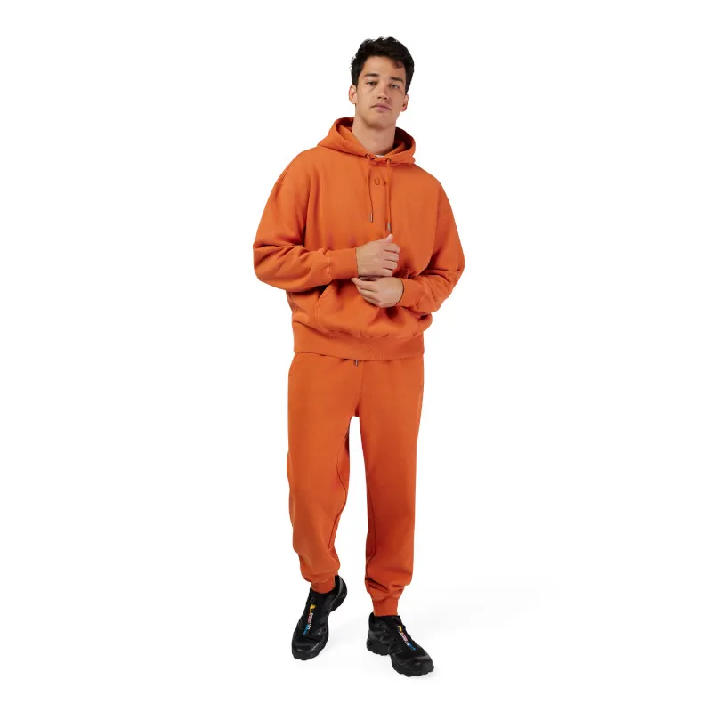 Fox Wordmark Oversized Pullover Casual Hoodie in Cognac Green-7