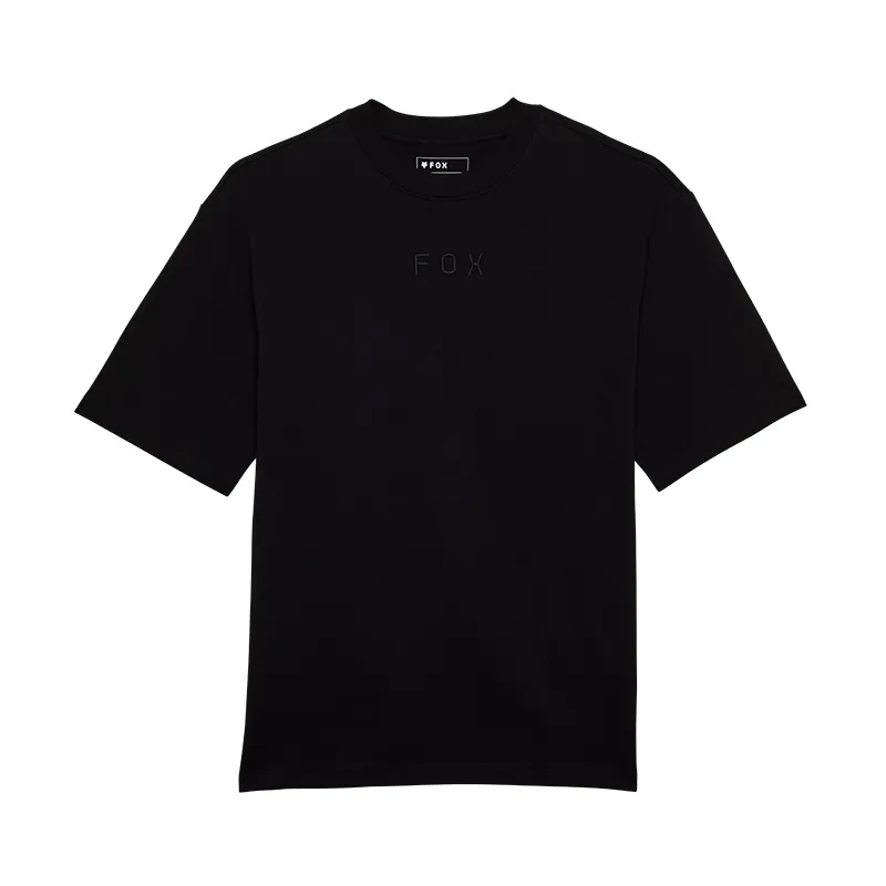 Fox Wordmark Oversized Short Sleeve T-Shirt in Black-3