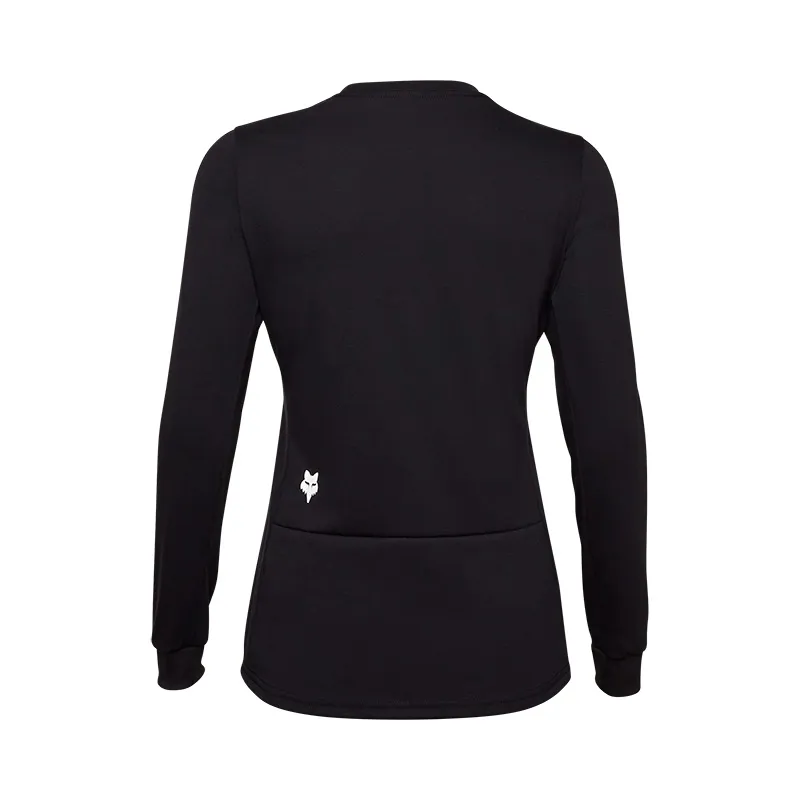 Fox Womens Ranger DriRelease MID Weight Long Sleeve Jersey in Black-1