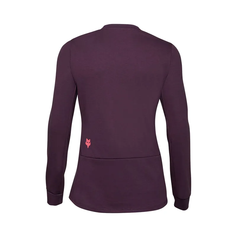 Fox Womens Ranger DriRelease MID Long Sleeve Jersey in Dark Purple-1