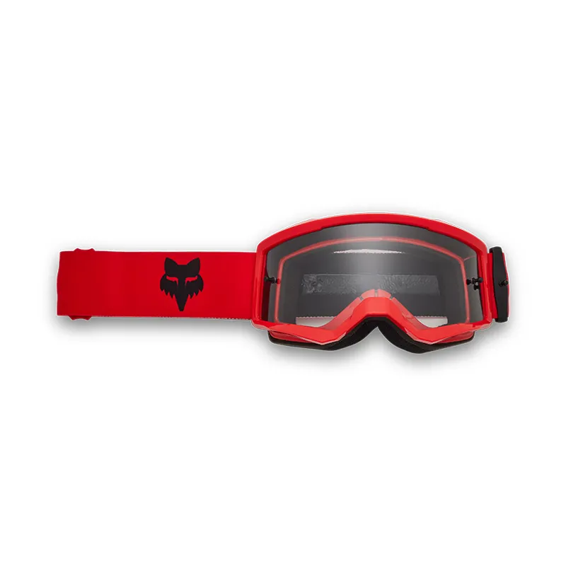 Fox Youth Main Core Mountain Bike Goggles in Flo Red