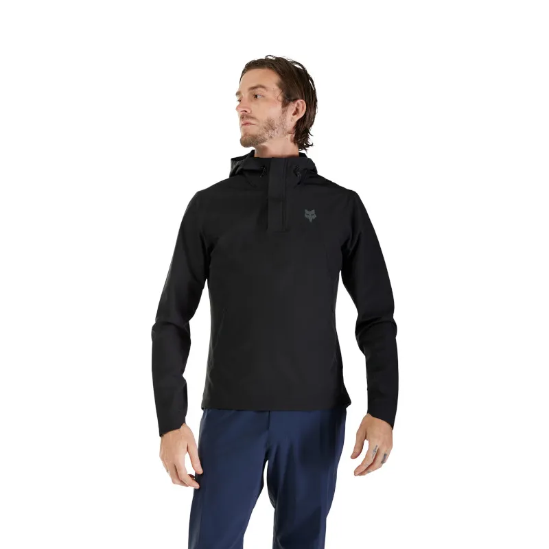 Fox Ranger Wind Pullover Casual or Riding Jacket in Black