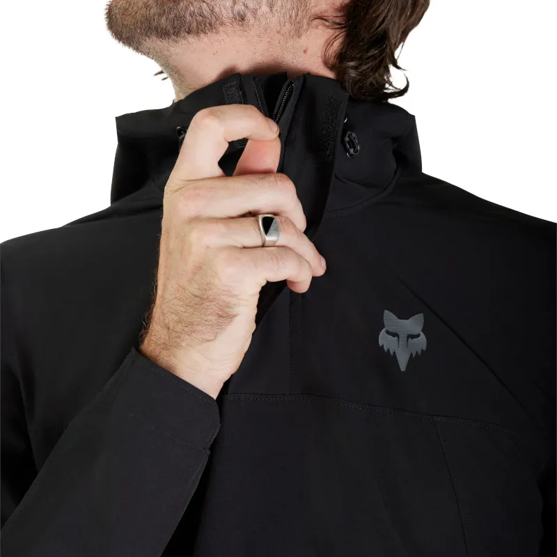 Fox Ranger Wind Pullover Casual or Riding Jacket in Black-5