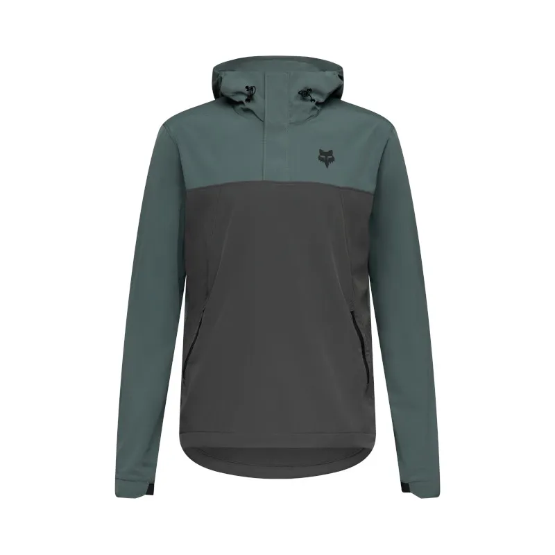 Fox Ranger Wind Pullover DWR Jacket in Sage Green