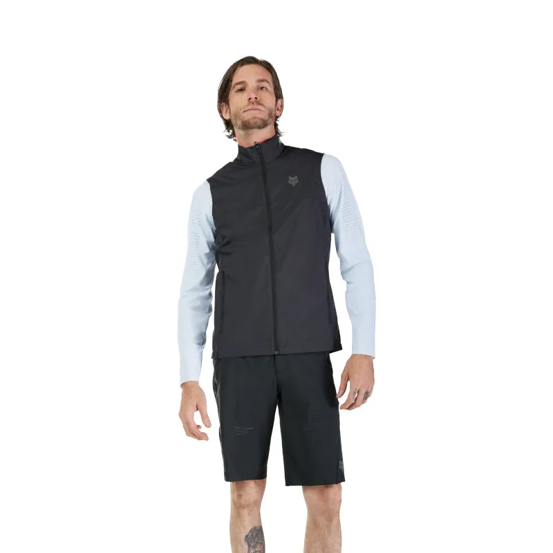 Fox Ranger Wind Vest - Windbreaker Gilet in Black-2