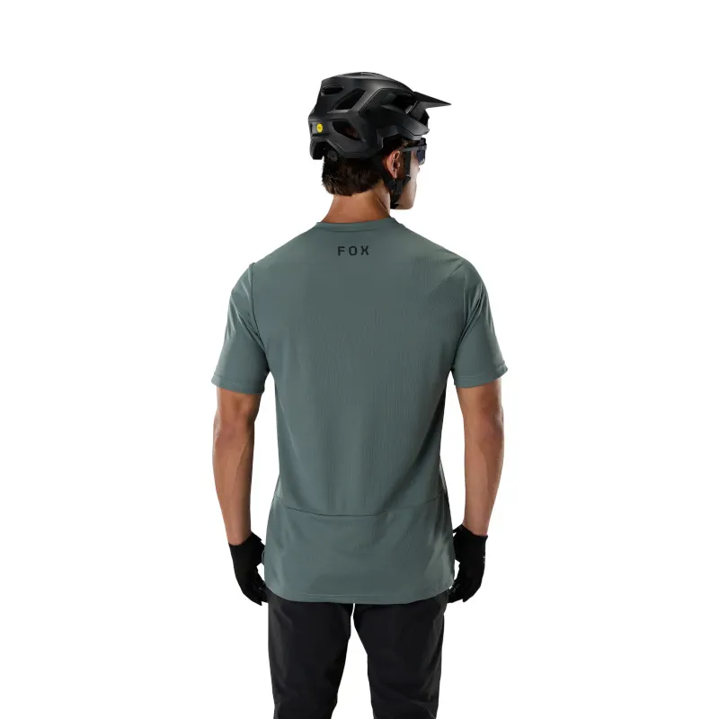 Fox Ranger Short Sleeve Jersey Fox Head in Sage Green-3