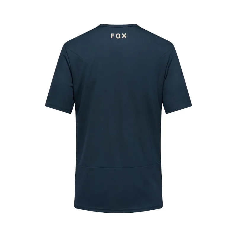 Fox Ranger Fox Head Short Sleeve Mountain Bike Jersey in Galaxy Blue-2