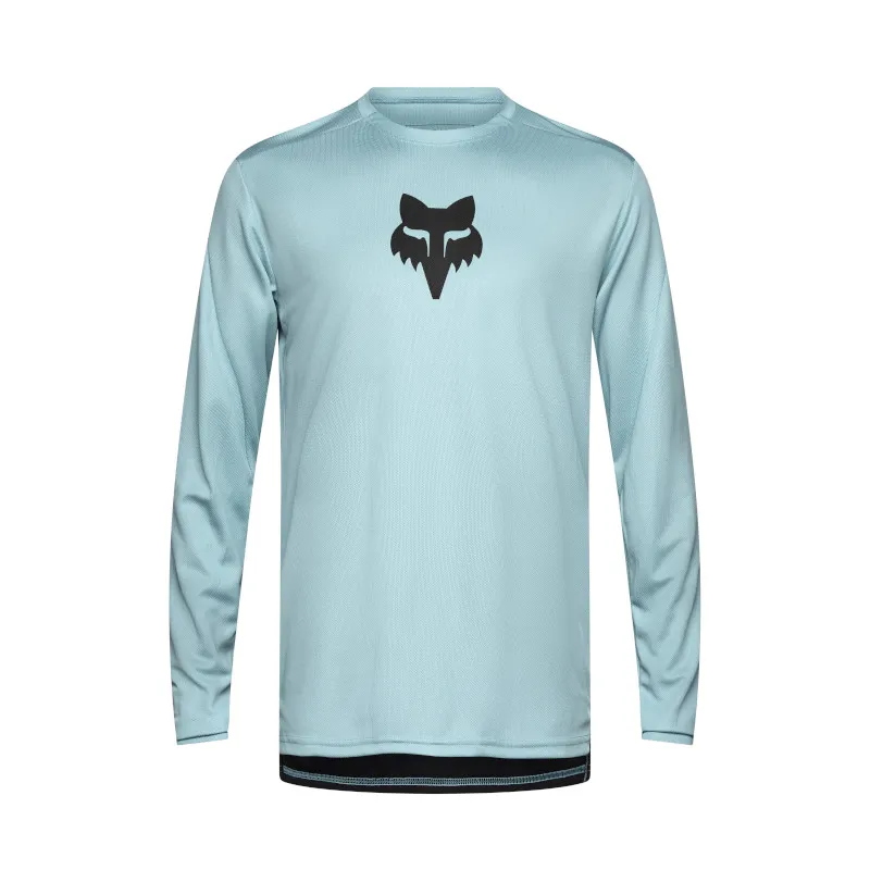 Fox Ranger Fox Head Long Sleeve MTB Jersey in Vintage Wash-3