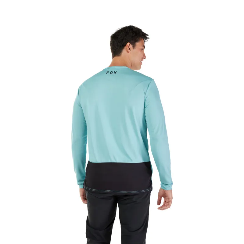 Fox Ranger Fox Head Long Sleeve MTB Jersey in Vintage Wash-5