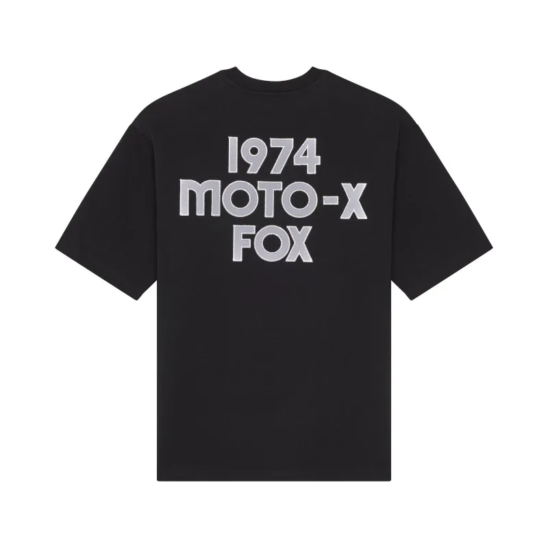 Fox Moto-X Oversized Heavyweight Short Sleeve Tee in Black-3