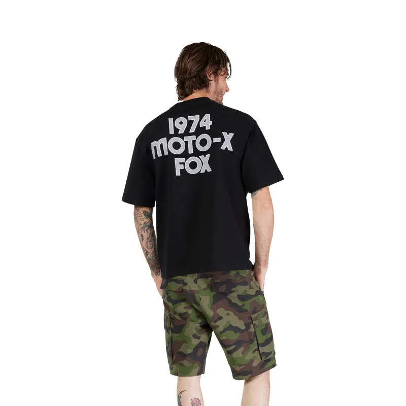 Fox Moto-X Oversized Heavyweight Short Sleeve Tee in Black-4