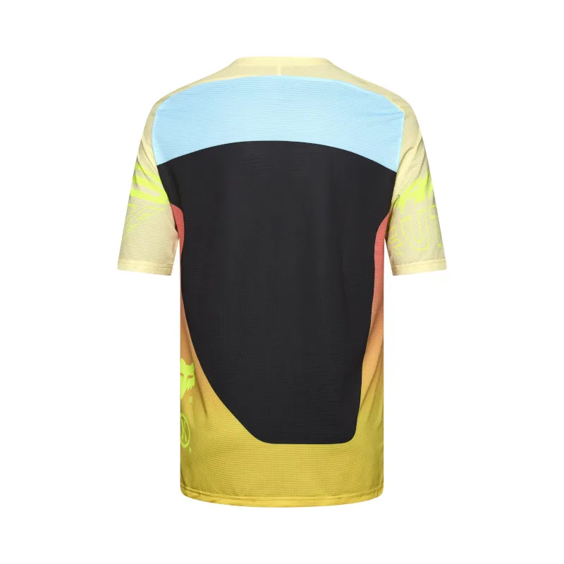 Fox Flexair Elevated Short Sleeve Mountain Bike Jersey in Lemonade-1