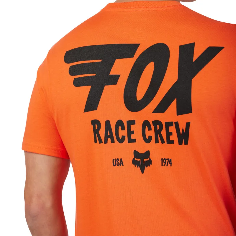 Fox Wing Short Sleeve Premium Tee in Blood Orange-3