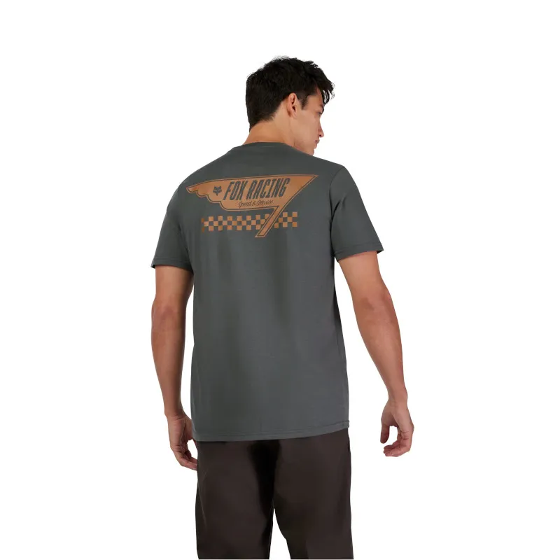 Fox Billboard Premium Short Sleeve Tee in Dark Shadow-1