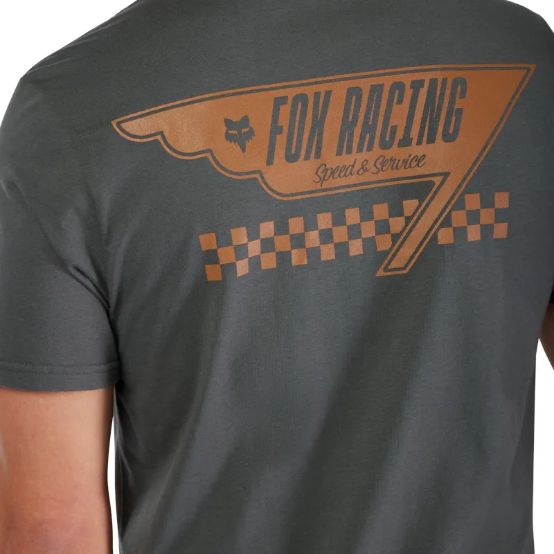 Fox Billboard Premium Short Sleeve Tee in Dark Shadow-2