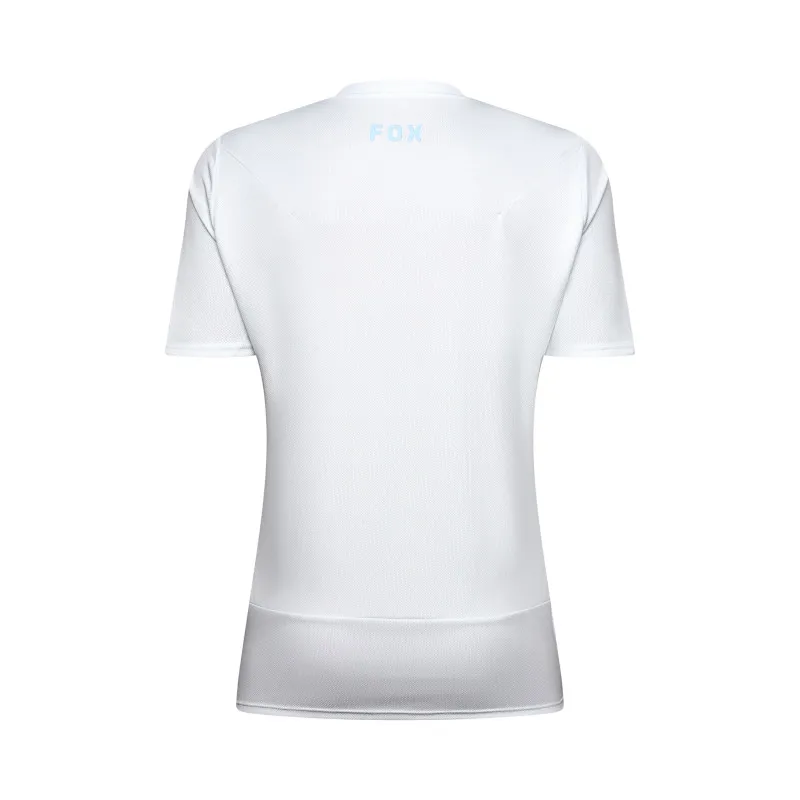 Fox WMS Ranger FoxHead Short Sleeve Mountain Bike Jersey in Pale Blue-3