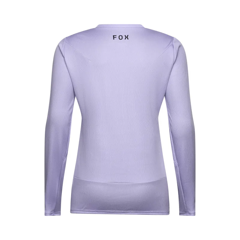Fox Womens Ranger Long MTB Jersey Fox Head in Lilac-1