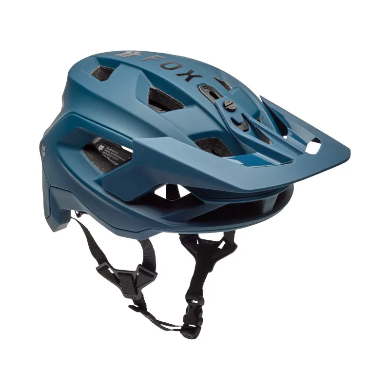 Fox Speedframe Solid Enduro Mountain Bike Helmet in Twilight Blue-1